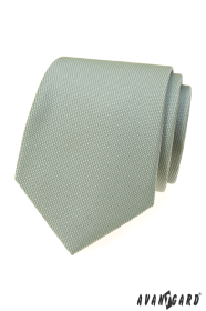 Eukalyptově zelená pánská kravata